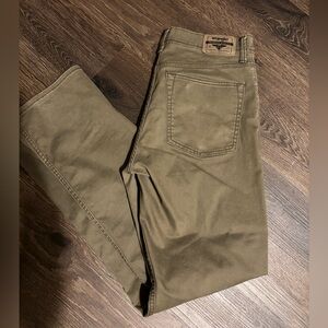 Olive green Wranglers